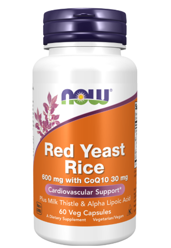 Red Yeast Rice 600 mg with CoQ10 60 Veg Capsules